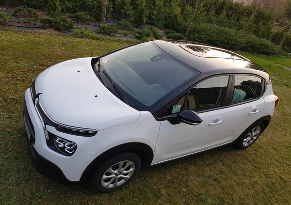 Citroen C3 cena 50450 przebieg: 23000, rok produkcji 2021 z Bydgoszcz małe 704